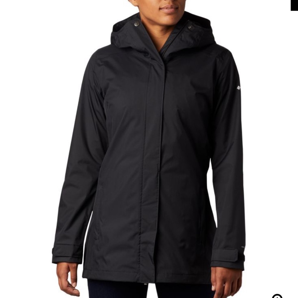 Columbia Plus Trench Rain Jacket with Waist Tie